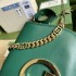 Gucci Blondie shoulder bag in emerald green leather ‎699268 UXX0G 3120