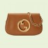 Gucci Blondie shoulder bag in light brown leather ‎‎699268 UXX0G 8351