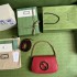 Gucci Blondie shoulder bag in red leather 699268