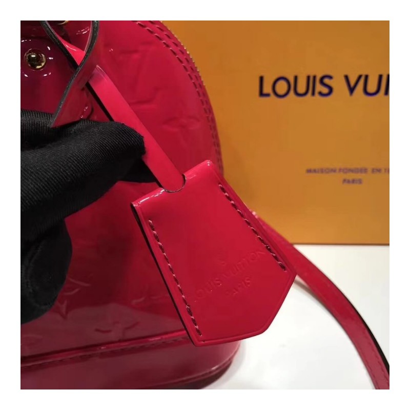 Louis Vuitton Monogram Vernis Alma BB M50415