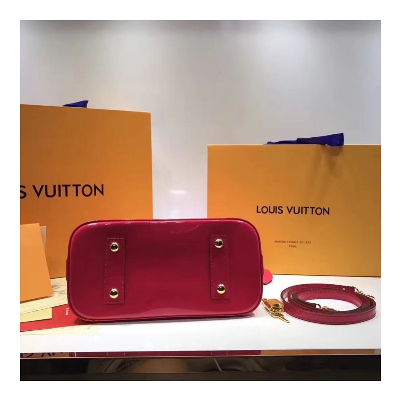 Louis Vuitton Monogram Vernis Alma BB M50415