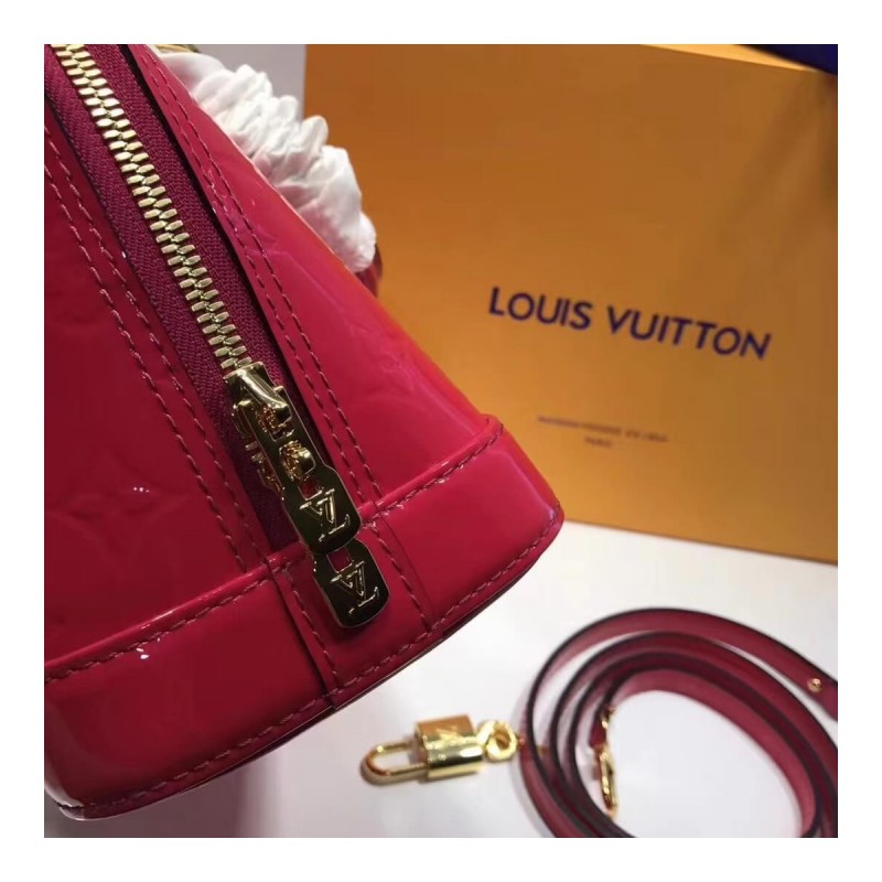 Louis Vuitton Monogram Vernis Alma BB M50415