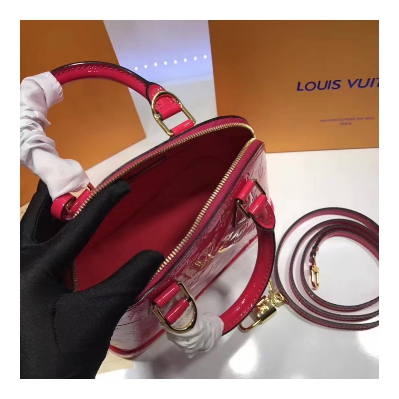 Louis Vuitton Monogram Vernis Alma BB M50415