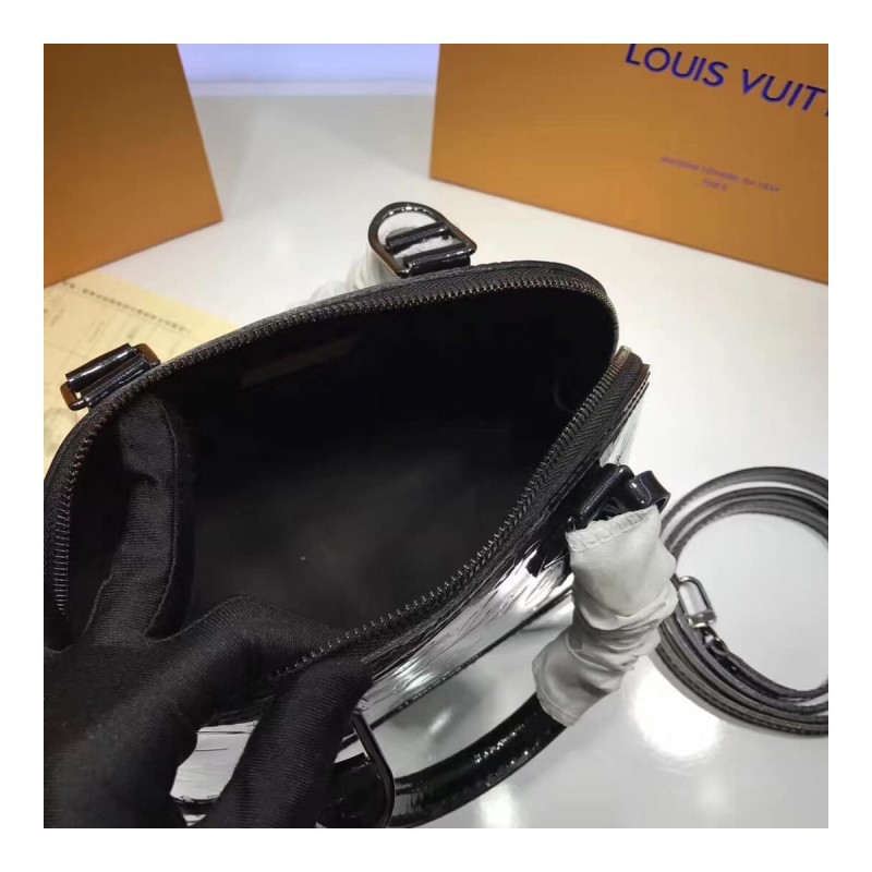Louis Vuitton Monogram Vernis Alma BB M50415