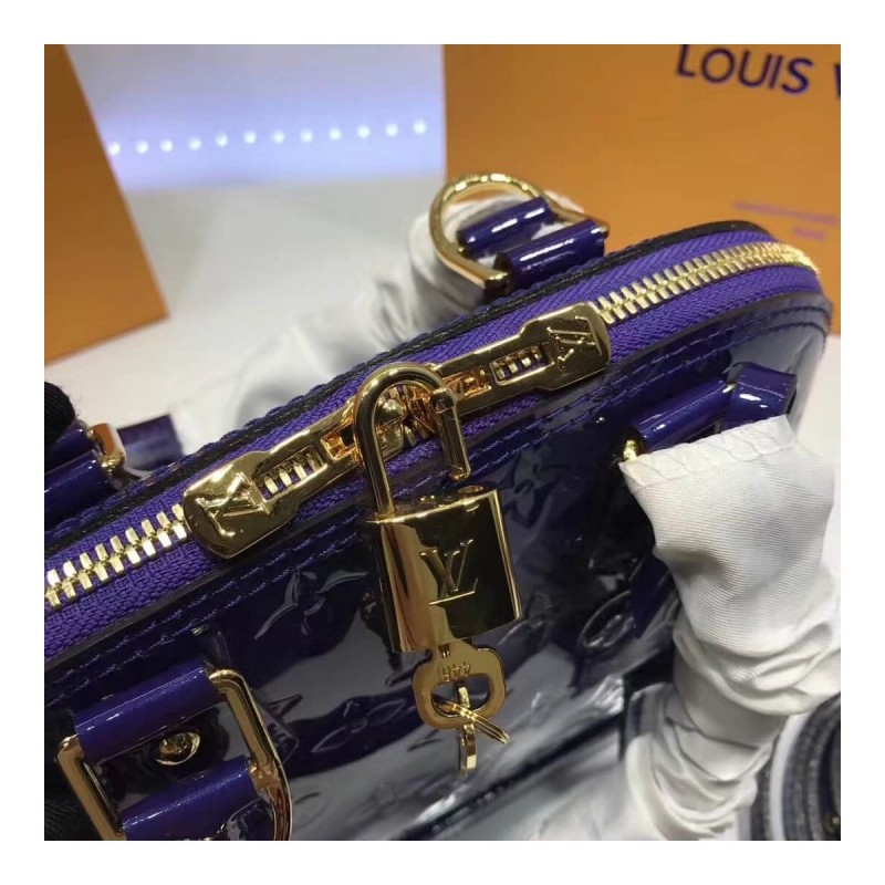 Louis Vuitton Monogram Vernis Alma BB M50415