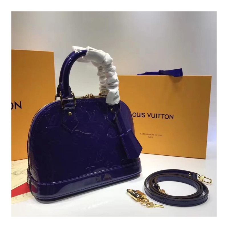 Louis Vuitton Monogram Vernis Alma BB M50415