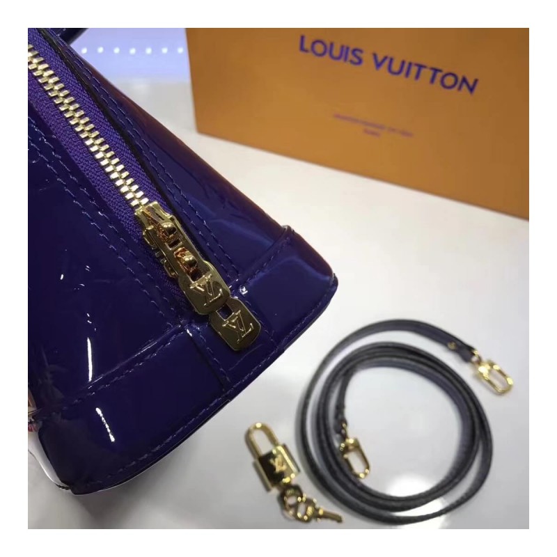 Louis Vuitton Monogram Vernis Alma BB M50415