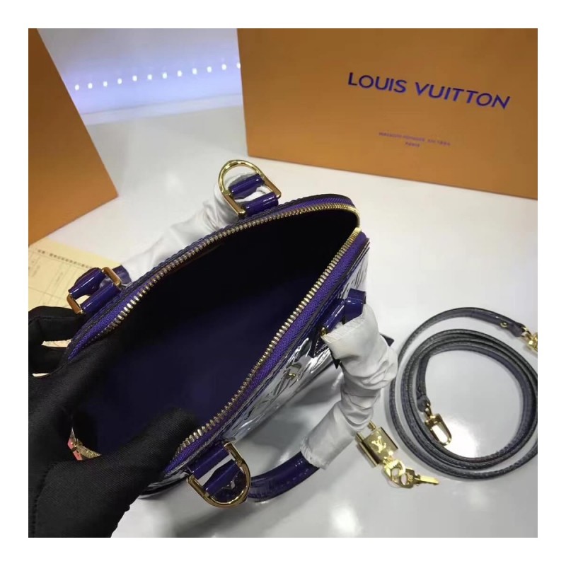 Louis Vuitton Monogram Vernis Alma BB M50415