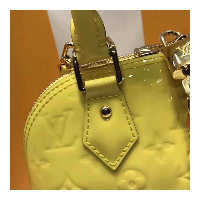 Louis Vuitton Monogram Vernis Alma BB M50415