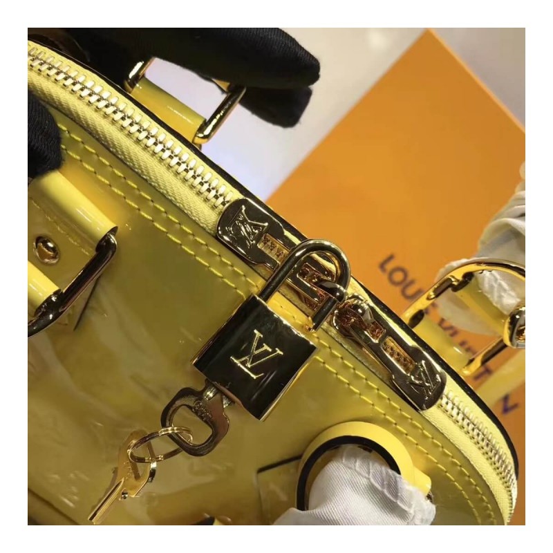 Louis Vuitton Monogram Vernis Alma BB M50415