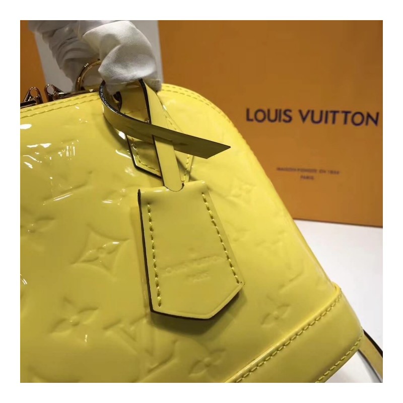 Louis Vuitton Monogram Vernis Alma BB M50415
