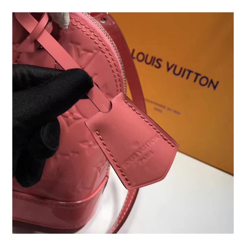 Louis Vuitton Monogram Vernis Alma BB M50415