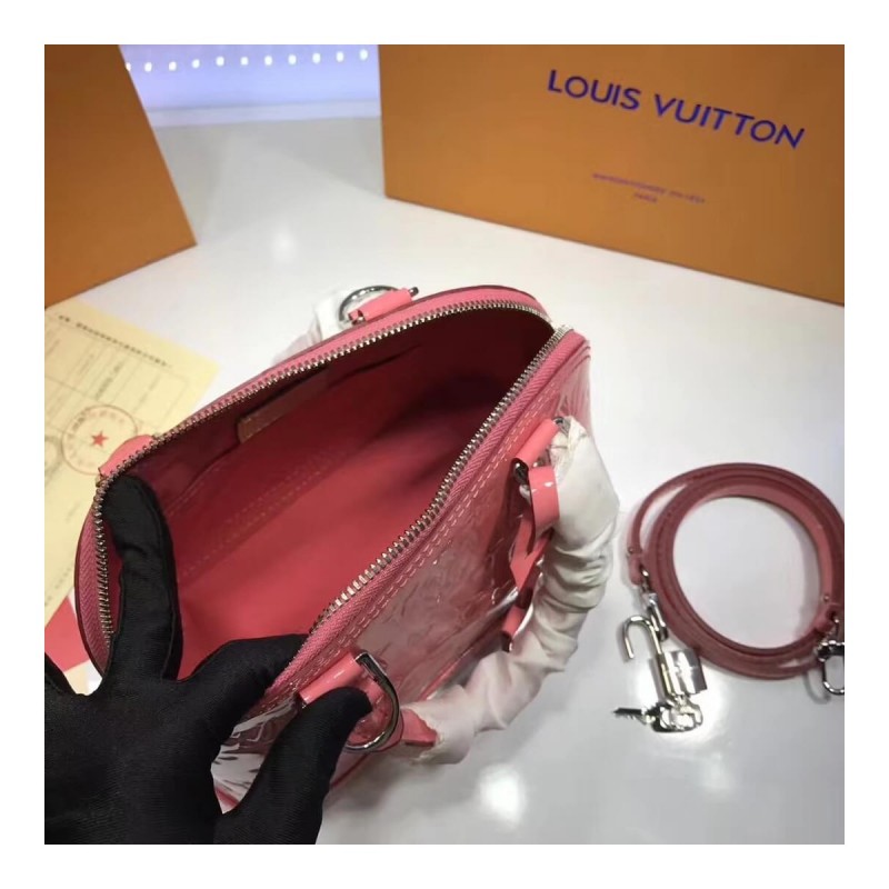 Louis Vuitton Monogram Vernis Alma BB M50415