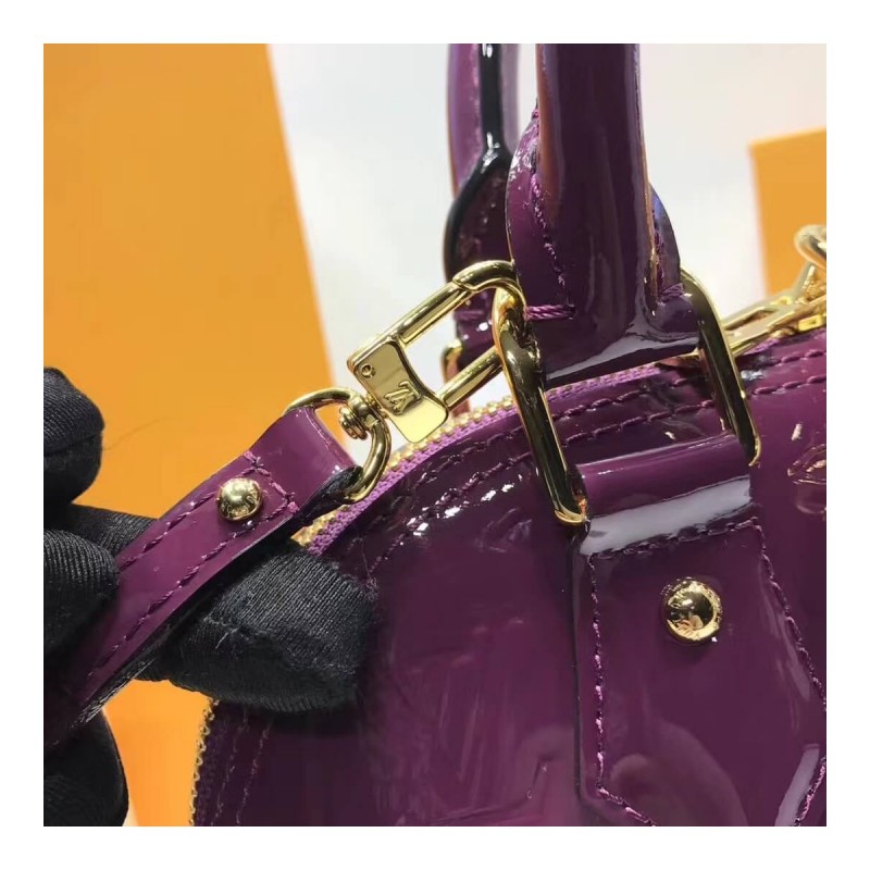 Louis Vuitton Monogram Vernis Alma BB M50415