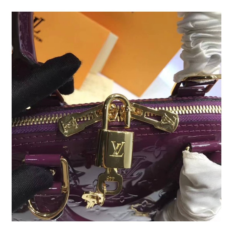 Louis Vuitton Monogram Vernis Alma BB M50415