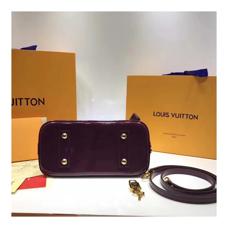Louis Vuitton Monogram Vernis Alma BB M50415