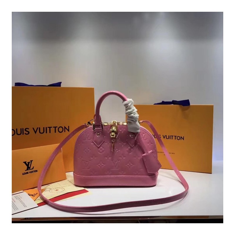 Louis Vuitton Monogram Vernis Alma BB M50415