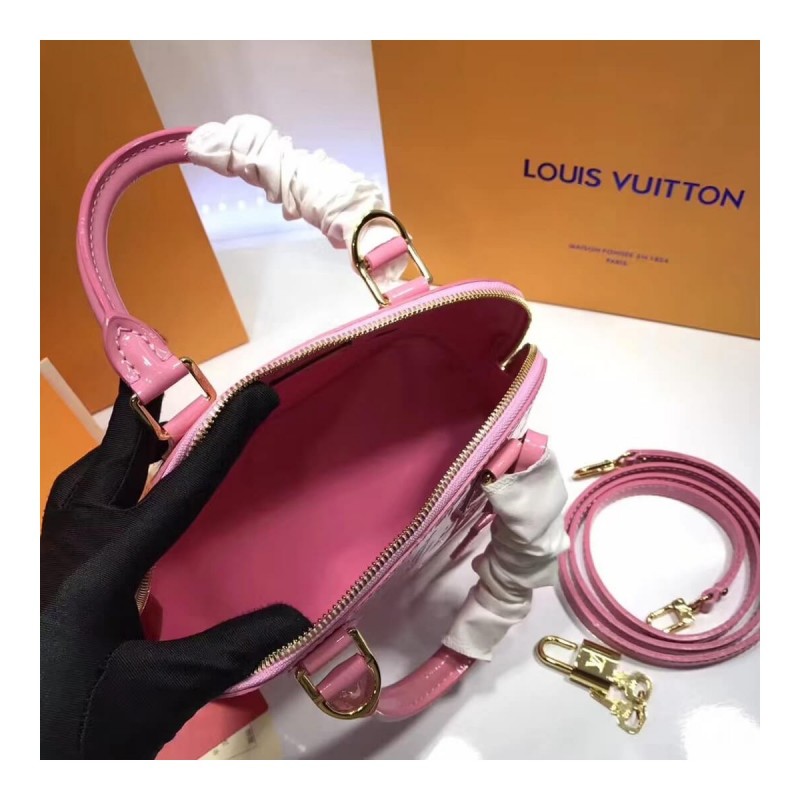 Louis Vuitton Monogram Vernis Alma BB M50415