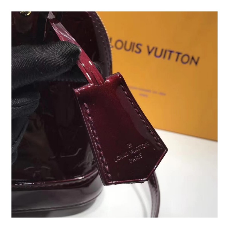 Louis Vuitton Monogram Vernis Alma BB M50415