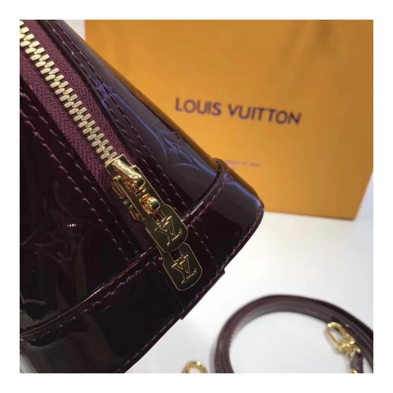 Louis Vuitton Monogram Vernis Alma BB M50415