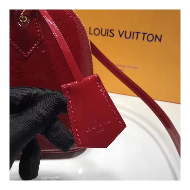 Louis Vuitton Monogram Vernis Alma BB M50415