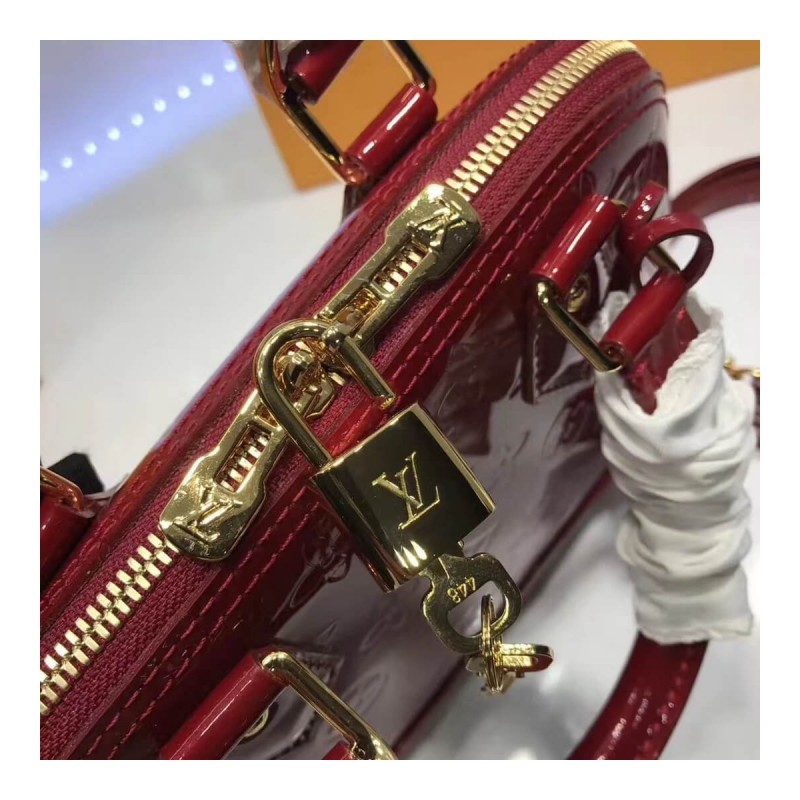 Louis Vuitton Monogram Vernis Alma BB M50415