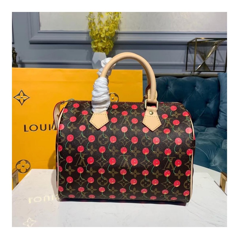 Louis Vuitton Monogram Cerises Speedy 25 M41108