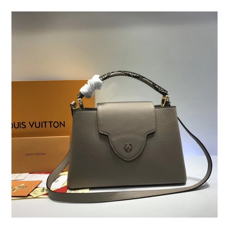 Louis Vuitton Taurillon Leather And Python Capucines BB N92039