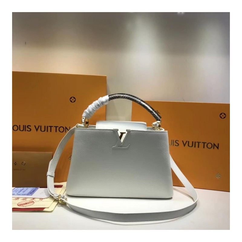 Louis Vuitton Taurillon Leather And Python Capucines BB N92039