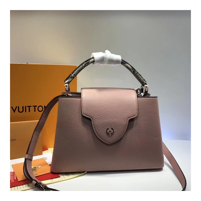 Louis Vuitton Taurillon Leather And Python Capucines BB N92039