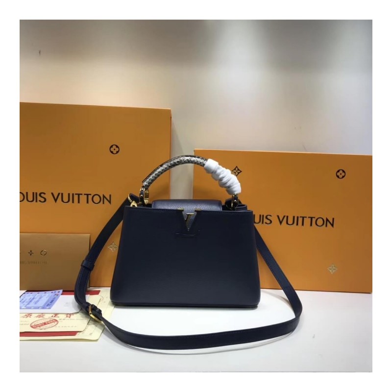 Louis Vuitton Taurillon Leather And Python Capucines BB N92039