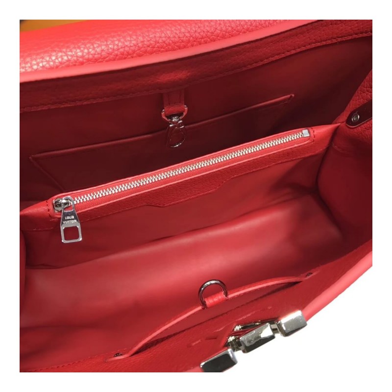 Louis Vuitton Taurillon Leather And Python Capucines MM N91711