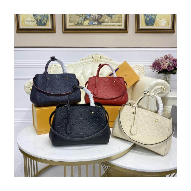 Louis Vuitton Monogram Empreinte Leather Montaigne MM M41048