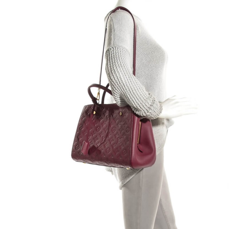 Louis Vuitton Monogram Empreinte Leather Montaigne MM M41048