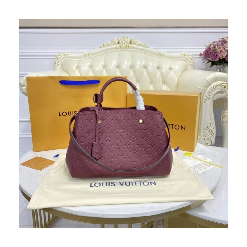 Louis Vuitton Monogram Empreinte Leather Montaigne MM M41048