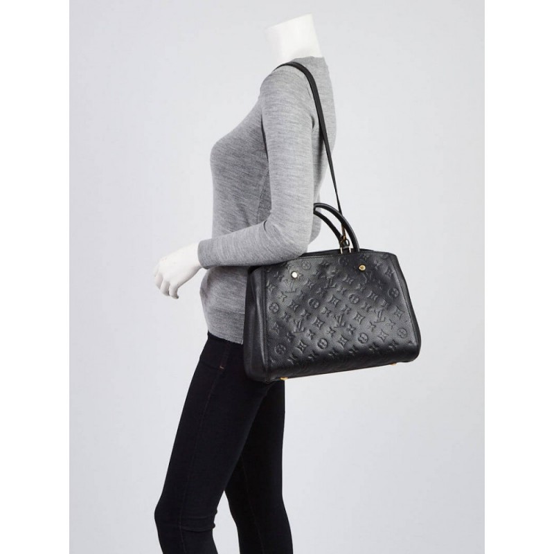 Louis Vuitton Monogram Empreinte Leather Montaigne MM M41048