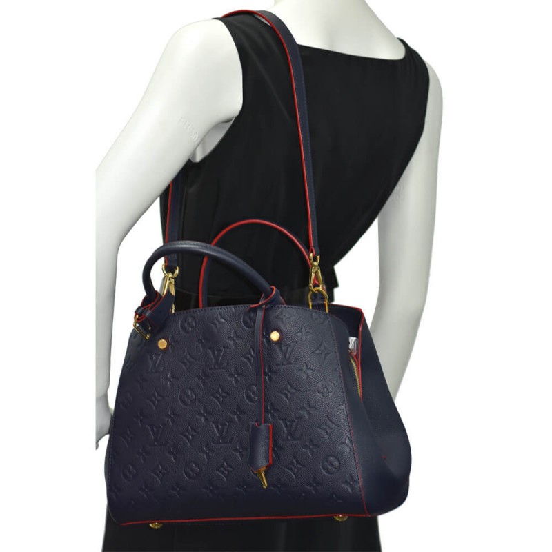 Louis Vuitton Monogram Empreinte Leather Montaigne MM M41048