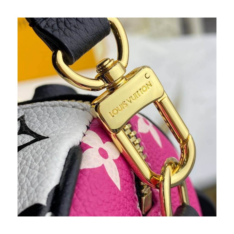 Louis Vuitton Monogram Empreinte Leather Speedy Bandouliere 20 M46118 M46088