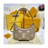 Louis Vuitton Bicolor Monogram Empreinte Leather Bagatelle M46112 Grey/Beige