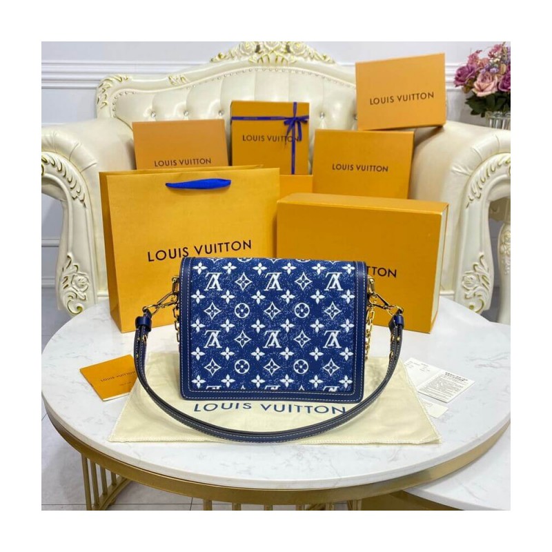 Louis Vuitton Monogram Denim Dauphine MM M59631