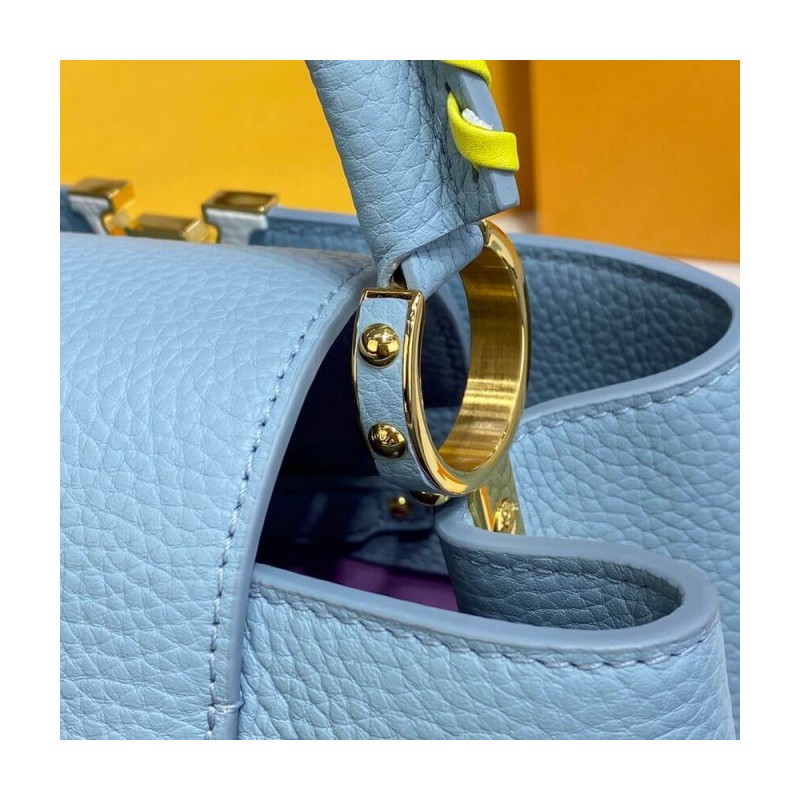Louis Vuitton Capucines MM Bag M57672 Olympus Blue