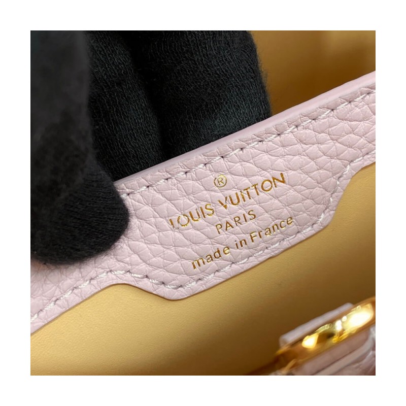 Louis Vuitton Capucines MM M59020 Rose/Beige