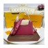 Louis Vuitton Capucines MM M58610 Eggshell/Lie de Vin Red