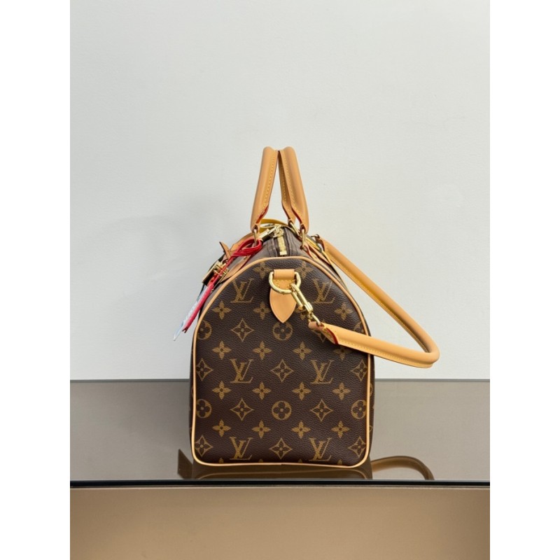 Louis vuitton Monogram Women Handbag  Speedy Soft 30 M11945