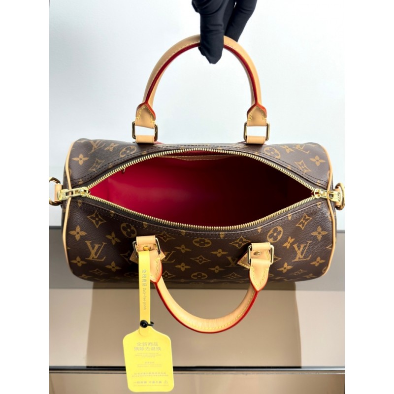 Louis vuitton Monogram Women Handbag  Speedy Soft 30 M11945