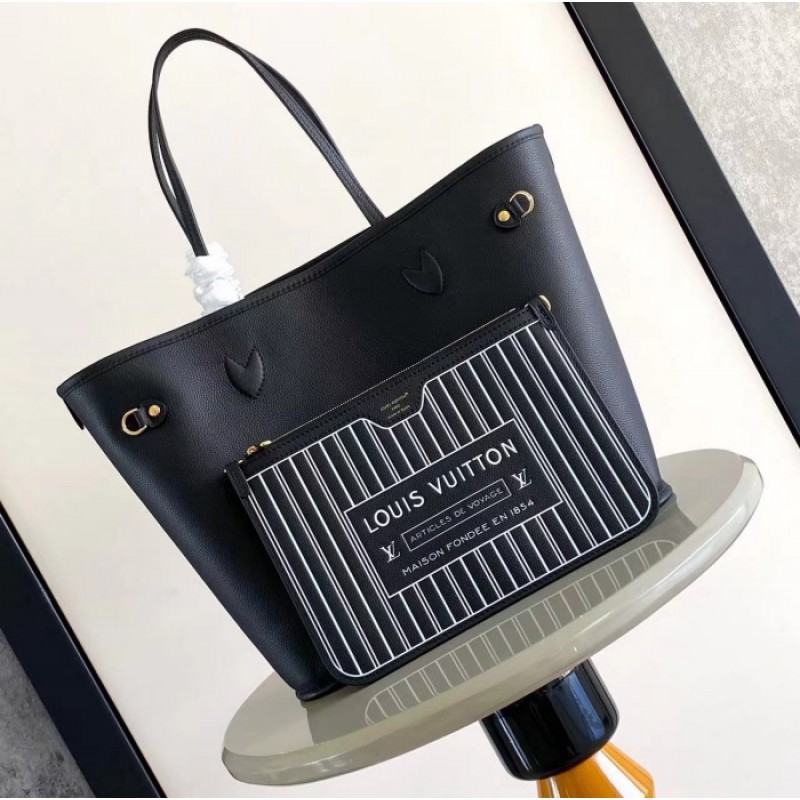 Louis Vuitton Neverfull MM Inside Out Leather Tote M11946
