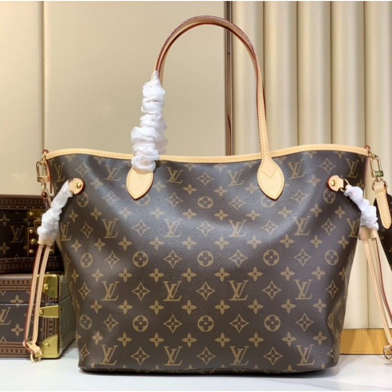 Louis Vuitton Neverfull MM Monogram Inside Out Stripe Tote M11947