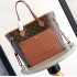 Louis Vuitton Neverfull MM Inside Out Leather Tote M12061