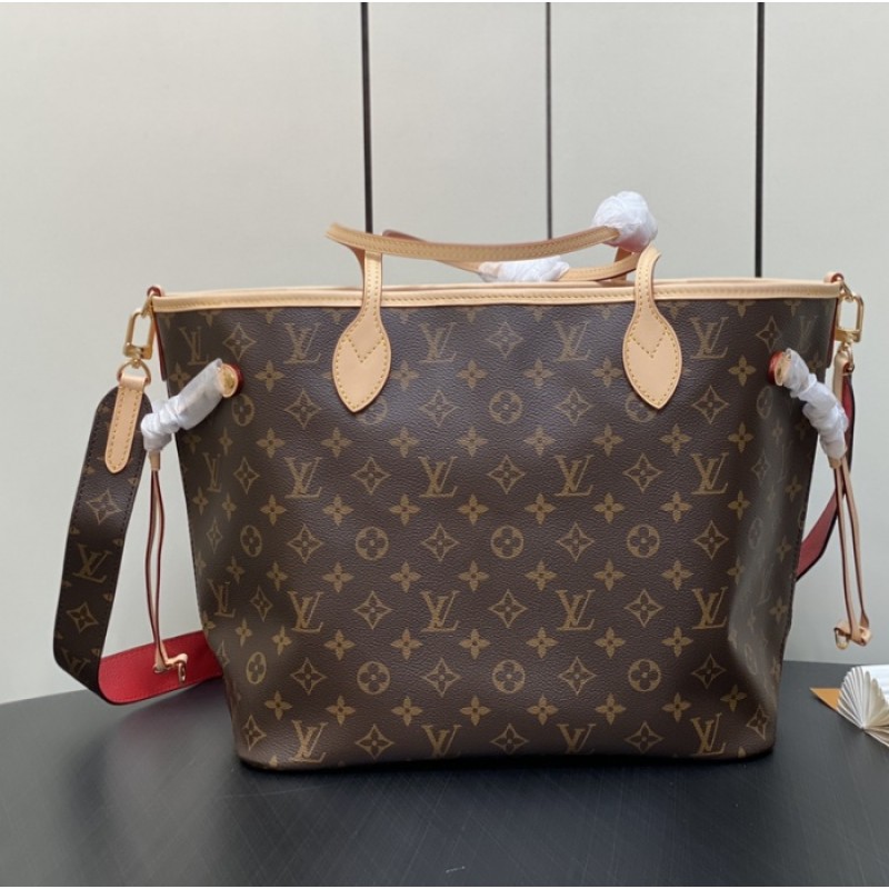 Louis Vuitton Neverfull MM Monogram Inside Out Stripe Tote M12096