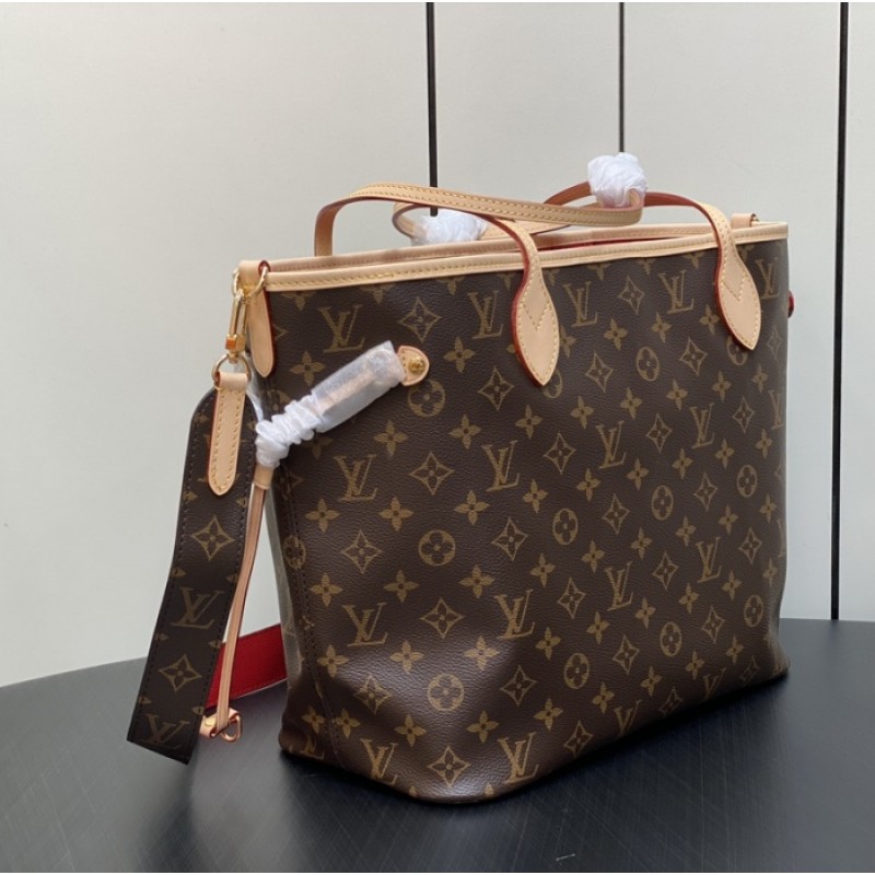 Louis Vuitton Neverfull MM Monogram Inside Out Stripe Tote M12096